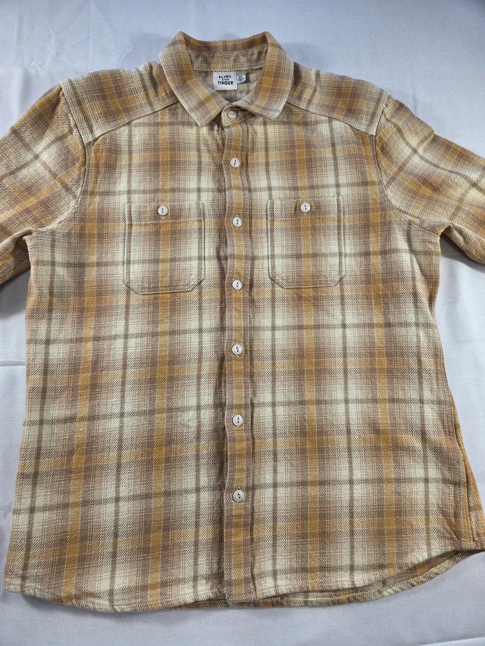 Flint and Tinder Plaid Flannel Work Shirt XL Huckberry